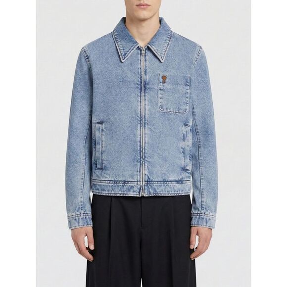 Ami Paris Jacket Men Blue